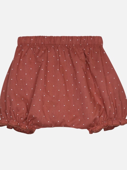 ROBE BLOOMER GIOVANA MOLLETON MANCHES COURTES NAISSANCE - Kiabi