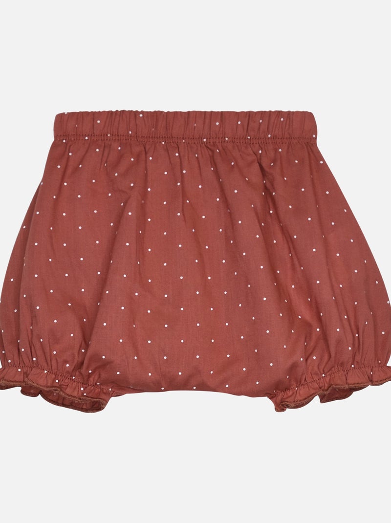 ROBE BLOOMER GIOVANA MOLLETON MANCHES COURTES NAISSANCE Blanc - Kiabi