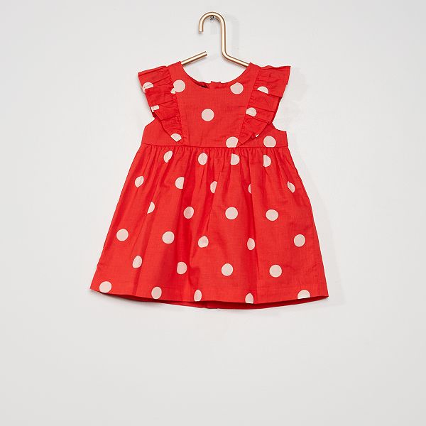 Robe Bloomer Imprimes Bebe Fille Beige Gris Kiabi 13 00