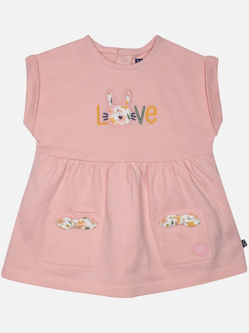 ROBE BLOOMER LOUANE MAILLE NAISSANCE Rose - Kiabi