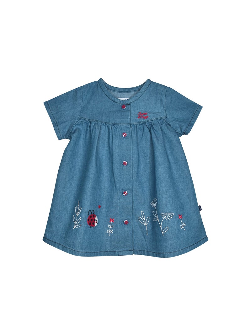 ROBE BLOOMER NELLY JEAN NAISSANCE Bleu - Kiabi