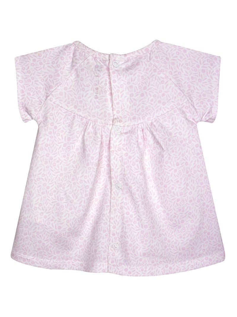 ROBE BLOOMER NISMA MANCHES COURTES NAISSANCE Violet - Kiabi