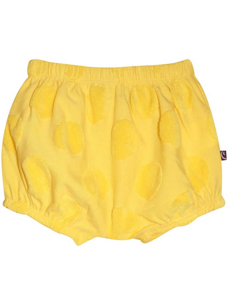 ROBE BLOOMER RADJA MAILLE MANCHES COURTES BEBE Jaune - Kiabi