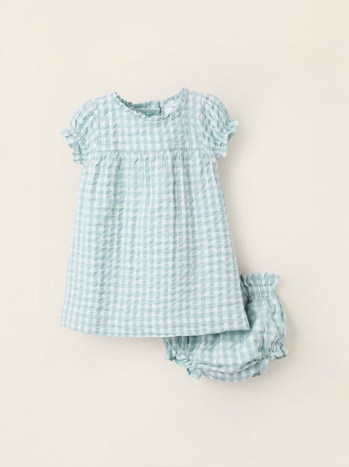 Robe + Bloomer Vichy 'Brothers & Sisters' - Kiabi