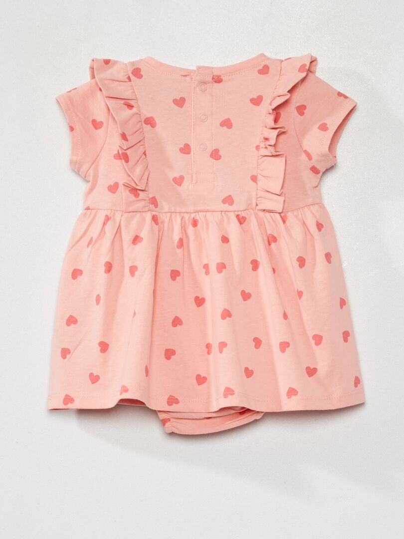 Robe body à volants Rose - Kiabi