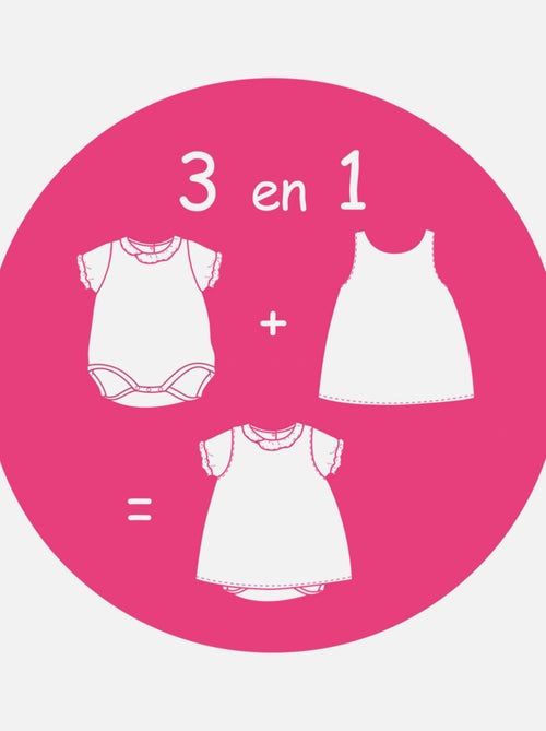 ROBE + BODY ROSE - Kiabi ROBE + BODY ROSE - Kiabi