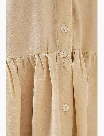 Robe boutonnée à manches courtes bdart
