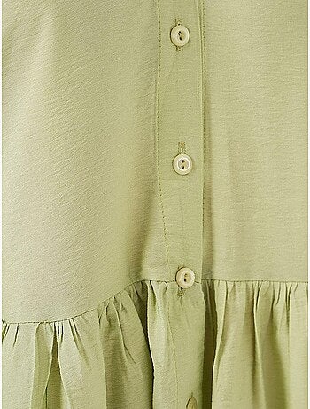 Robe boutonnée à manches courtes bdart