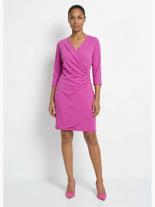 Robe cache coeur jersey cotelé Essentiel - Afibel - Kiabi