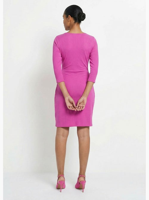 Robe cache coeur jersey cotelé Essentiel - Afibel - Kiabi