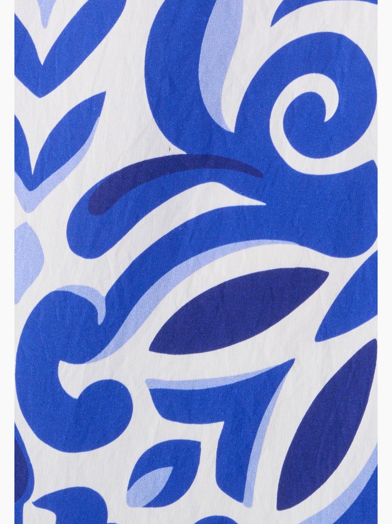Robe caftan Climatyl - Damart Bleu - Kiabi