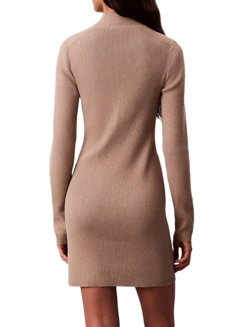 Robe Calvin Klein Jeans Marron cappuccino - Kiabi