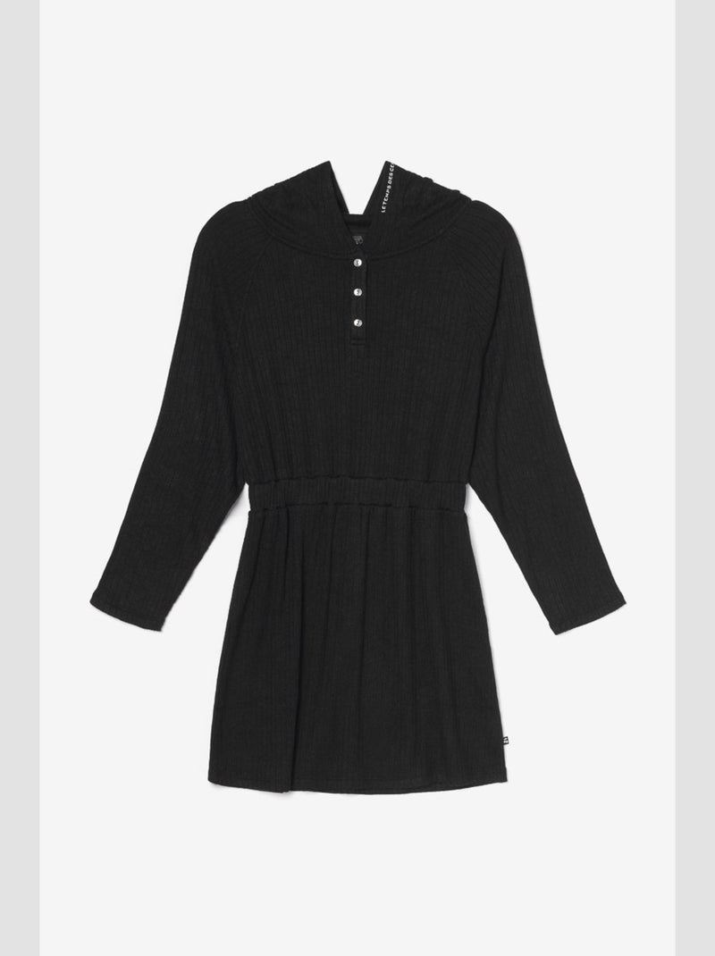 Robe CAPPUGI droite 'Le Temps Des Cerises' Noir - Kiabi