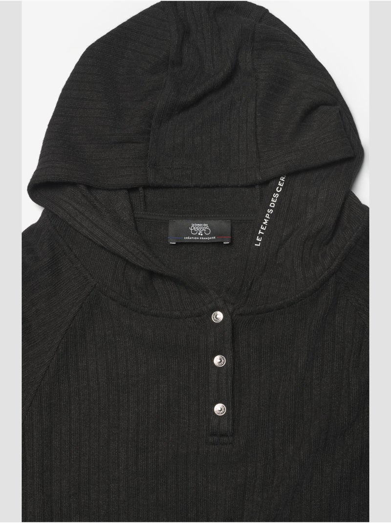 Robe CAPPUGI droite 'Le Temps Des Cerises' Noir - Kiabi