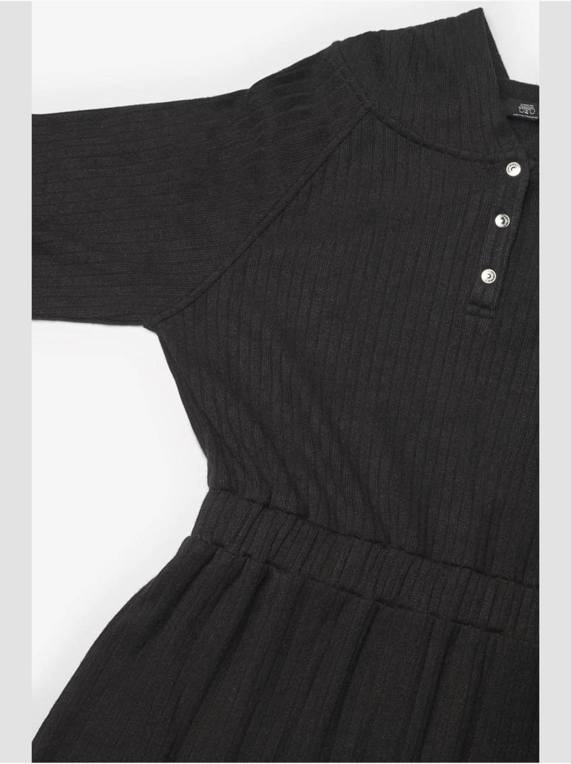 Robe CAPPUGI droite 'Le Temps Des Cerises' Noir - Kiabi