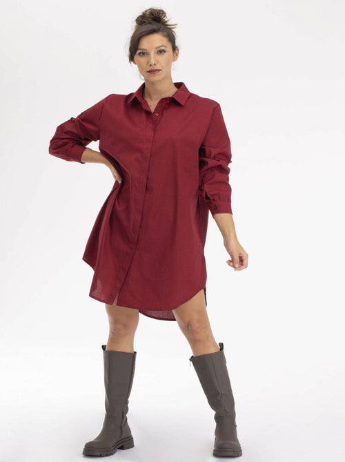 Robe CARLY Bordeaux Robe - Kiabi