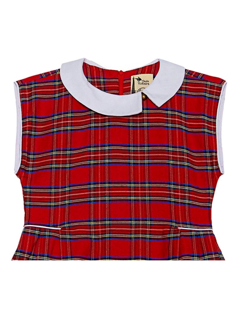 Robe Carreaux Tartan    EDIMBOURGH - La Faute à Voltaire Rouge - Kiabi