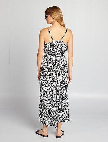 Robe Noire Baï Amour - Taille S - Midi Sans Manches - Polyamide - Occasion Très Bon état