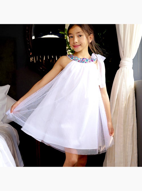 Robe Cérémonie   à Col Fleuri   ALIZEE - La Faute à Voltaire - Kiabi