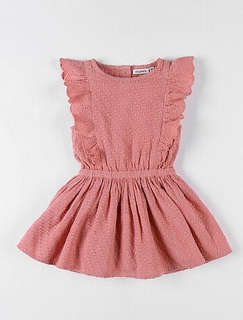 Robe cérémonie à volants, blush Noukie's