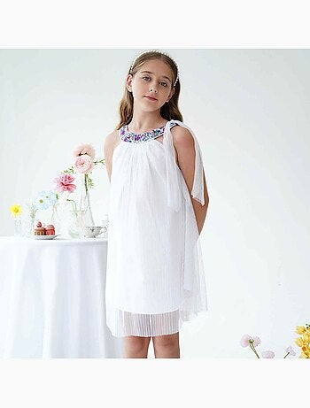 Robe Cérémonie au Col Fleuri ALIZEE - La Faute à Voltaire