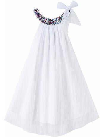 Robe Cérémonie au Col Fleuri ALIZEE - La Faute à Voltaire
