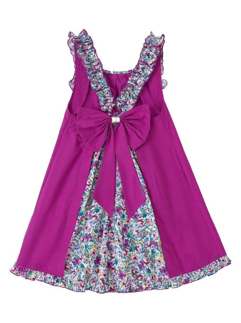 Robe Cérémonie   avec Noeud Amovible  ANAIS - La Faute à Voltaire Violet - Kiabi