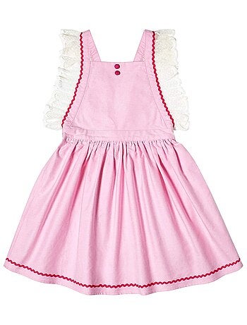 Robe Cérémonie Bohème avec Fine Dentelle LILI - La Faute à Voltaire