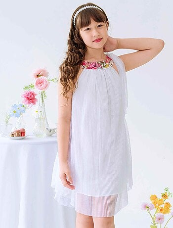 Robe Cérémonie Bohème Fleurie ALIZEE - La Faute à Voltaire