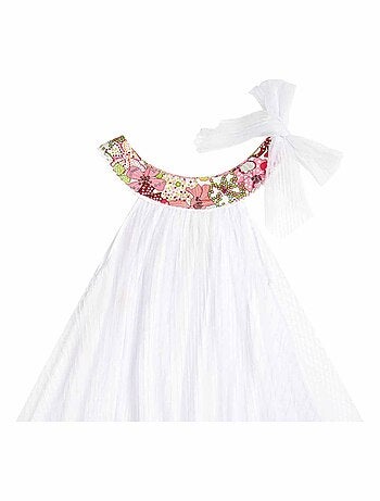 Robe Cérémonie Bohème Fleurie ALIZEE - La Faute à Voltaire
