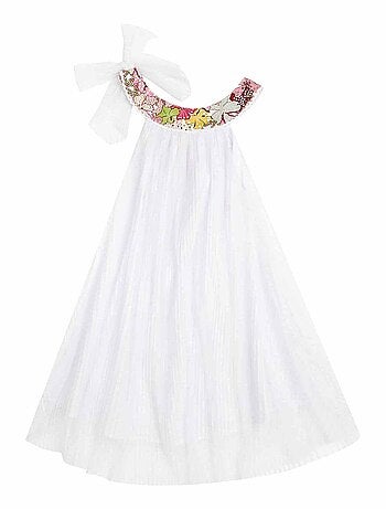 Robe Cérémonie Bohème Fleurie ALIZEE - La Faute à Voltaire