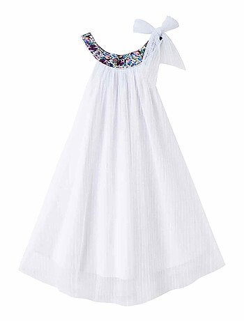 Robe Cérémonie Col Fleuri ALIZEE - La Faute à Voltaire