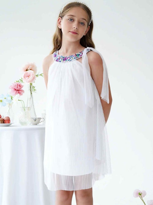 Robe Cérémonie    Col Fleuri   ALIZEE - La Faute à Voltaire - Kiabi