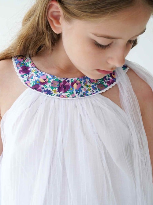 Robe Cérémonie    Col Fleuri   ALIZEE - La Faute à Voltaire - Kiabi