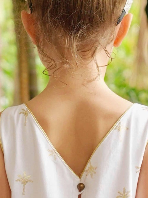 Robe Cérémonie  Coton  et  Col Bateau  HEPBURN - La Faute à Voltaire - Kiabi