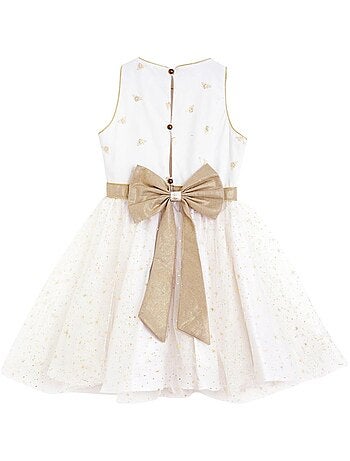 Robe Cérémonie Coton et Tulle à Paillettes HEPBURN - La Faute à Voltaire