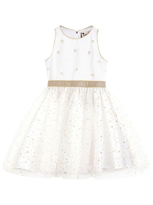 Robe Cérémonie   Coton  et  Tulle à Paillettes  HEPBURN - La Faute à Voltaire - Kiabi