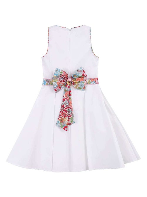 Robe Cérémonie   Coton  Fleurie Liberty   HEPBURN - La Faute à Voltaire - Kiabi