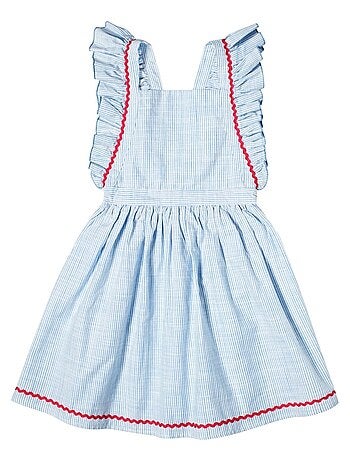 Robe Cérémonie Fines Rayures LILI - La Faute à Voltaire