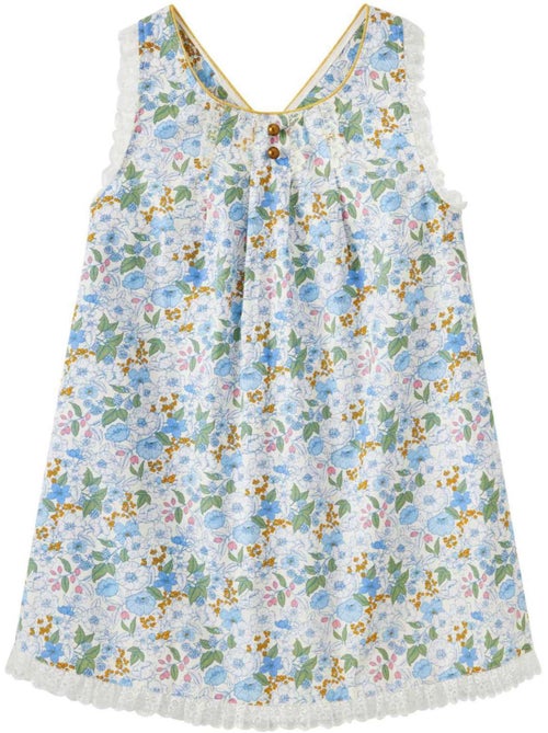 Robe Cérémonie  Fleurie   à Bretelles Croisées  ANAÏS - La Faute à Voltaire - Kiabi