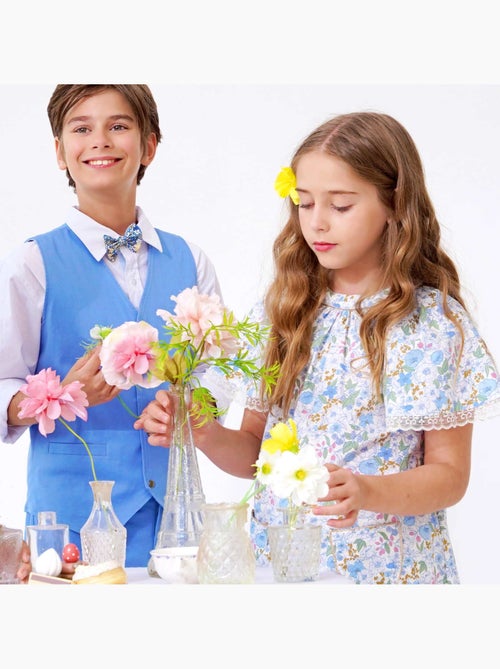 Robe Cérémonie  Fleurie   à Manches Papillon  BUTTERFLY - La Faute à Voltaire - Kiabi