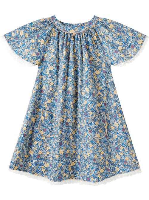 Robe Cérémonie  Fleurie   à Manches Papillon  BUTTERFLY - La Faute à Voltaire - Kiabi