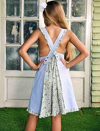 Robe Cérémonie Fleurie ANAIS - La Faute à Voltaire