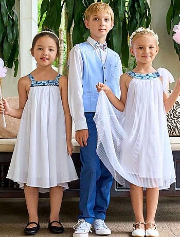 Robe Cérémonie Fleurie EMMA - La Faute à Voltaire