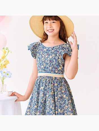 Robe Cérémonie Fleurie et à Volants ANGEL - La Faute à Voltaire