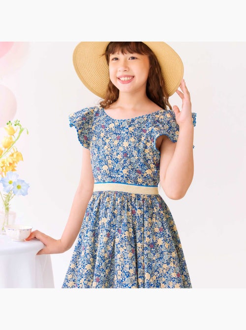 Robe Cérémonie  Fleurie  et  à Volants  ANGEL - La Faute à Voltaire - Kiabi