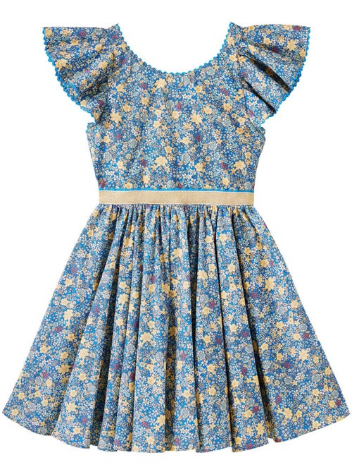 Robe Cérémonie  Fleurie  et  à Volants  ANGEL - La Faute à Voltaire - Kiabi