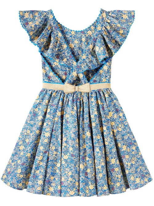 Robe Cérémonie  Fleurie  et  à Volants  ANGEL - La Faute à Voltaire - Kiabi