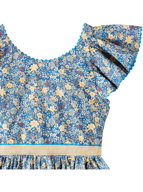 Robe Cérémonie  Fleurie  et  à Volants  ANGEL - La Faute à Voltaire - Kiabi