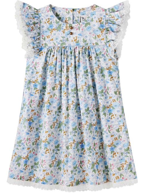 Robe Cérémonie  Fleurie Liberty    APPOLINE - La Faute à Voltaire - Kiabi